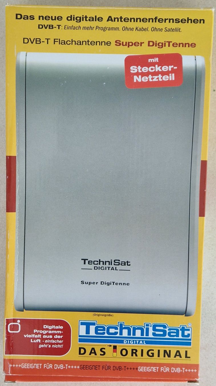Funktechnik: Technisat DVB-T aktive Flachantenne mit Netzteil – Neu (gemäss Beschreibung) aus Küssnacht am Rigi von Ivoint