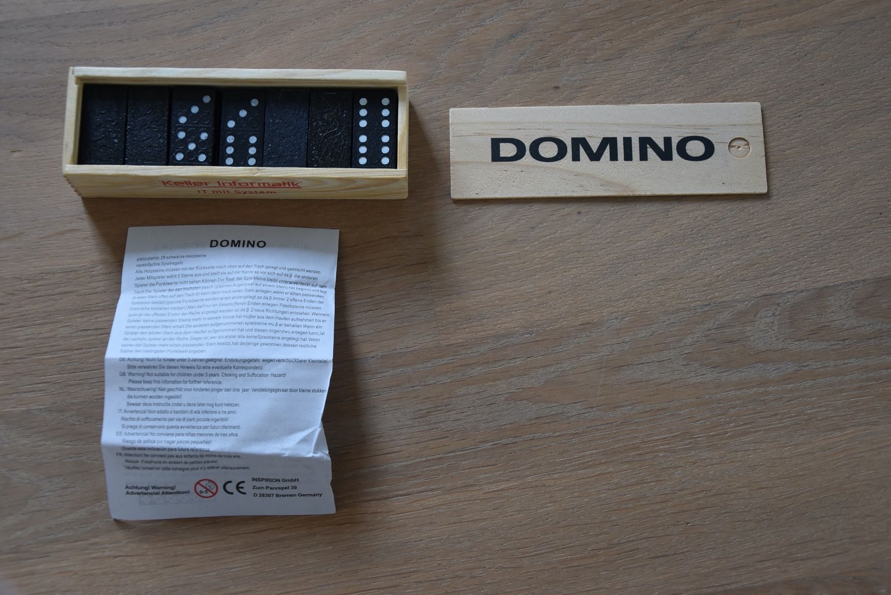 Giochi: sehr schönes DOMINO – Nuovo e nell'imballaggio originale da Münsingen venduto da Sternsaphir64 2
