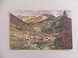 Künstler Karte Airolo TI Signatur 1910
