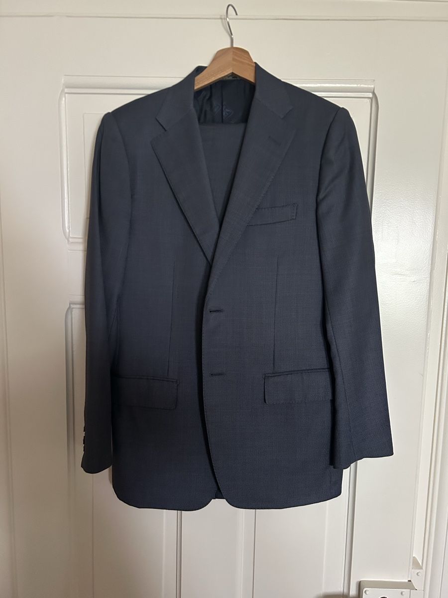 Anzüge, Sport- & Funktionsanzüge: Corneliani Anzug Blau-Grau Gr. 48 – Gebraucht aus Basel von tgrobelnik