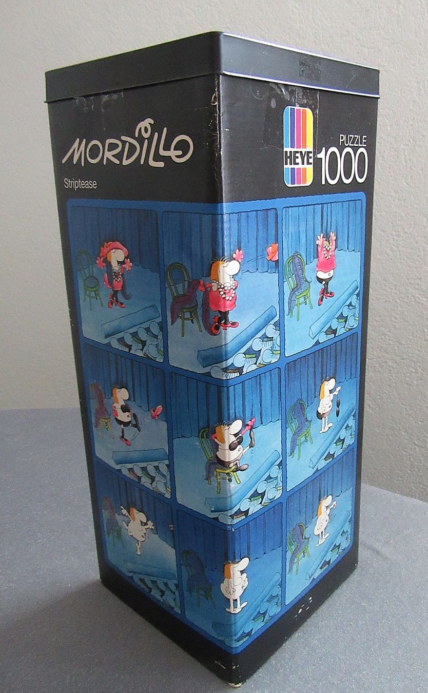 Heye Puzzles: Heye Puzzle 1000 Teile - Mordillo Striptease - komplett – D'occasion à Auenstein par Padabimbim