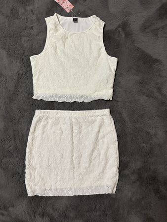 Cream Summer-Set, Size M, New with Tags