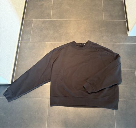 Zara Menswear – Crew Neck Sweatshirt - Size Medium - Black 5