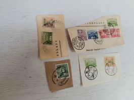 Seltene Briefmarken Japan (gestempelt, z.T. 1923 / 1934)