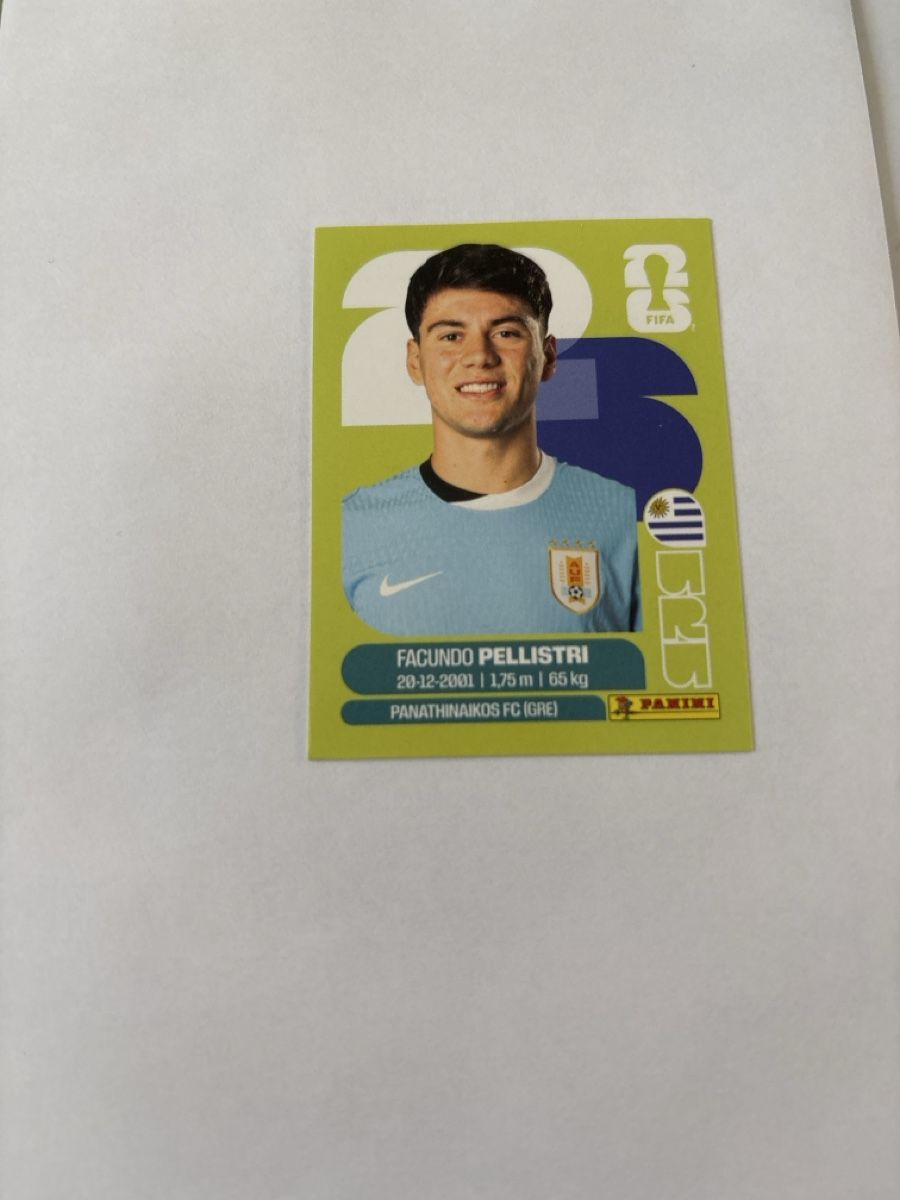 Panini Carte collezionabili: Panini Sticker WM 2026 Facundo Pellistri URU 20 – Nuovo (secondo la descrizione) da Suhr venduto da Aylou