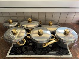Pfannen-Set Inox 18/10, Swiss made
