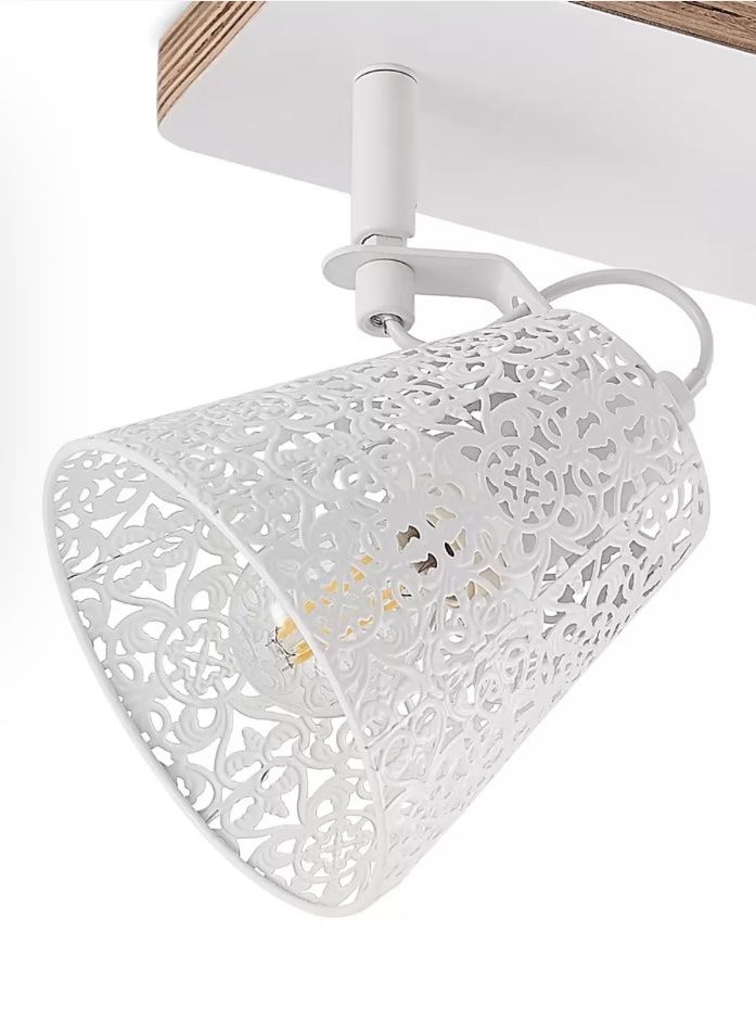 Lampade: Weisse Wandlampe/Deckenlampe mit Lochmuster, E14, Neu! – Nuovo (secondo la descrizione) da Wetzikon ZH venduto da mag_96fy 3