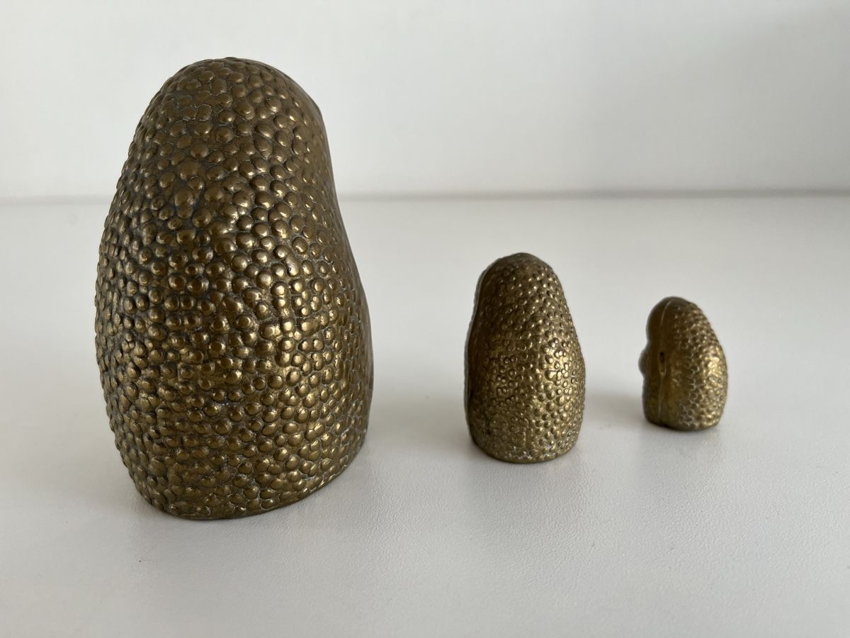 Statuette: Igel Familie aus Messing – Usato da Wetzikon ZH venduto da seli03 7