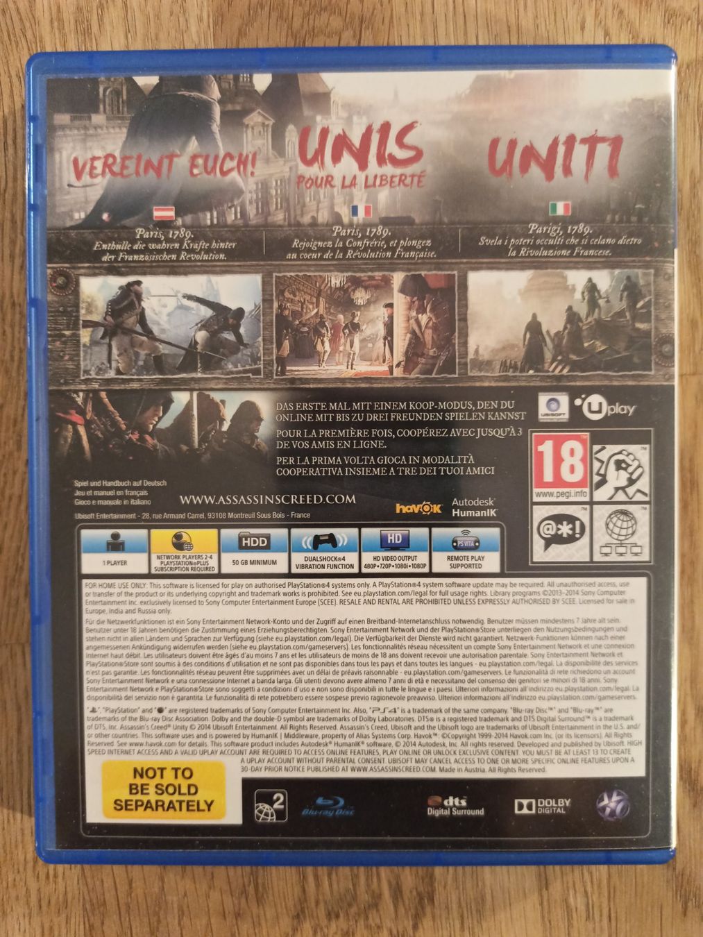 Giochi: Assassin's Creed Unity PS4 / PS5 – Usato da Oberweningen venduto da mar_87mx 1