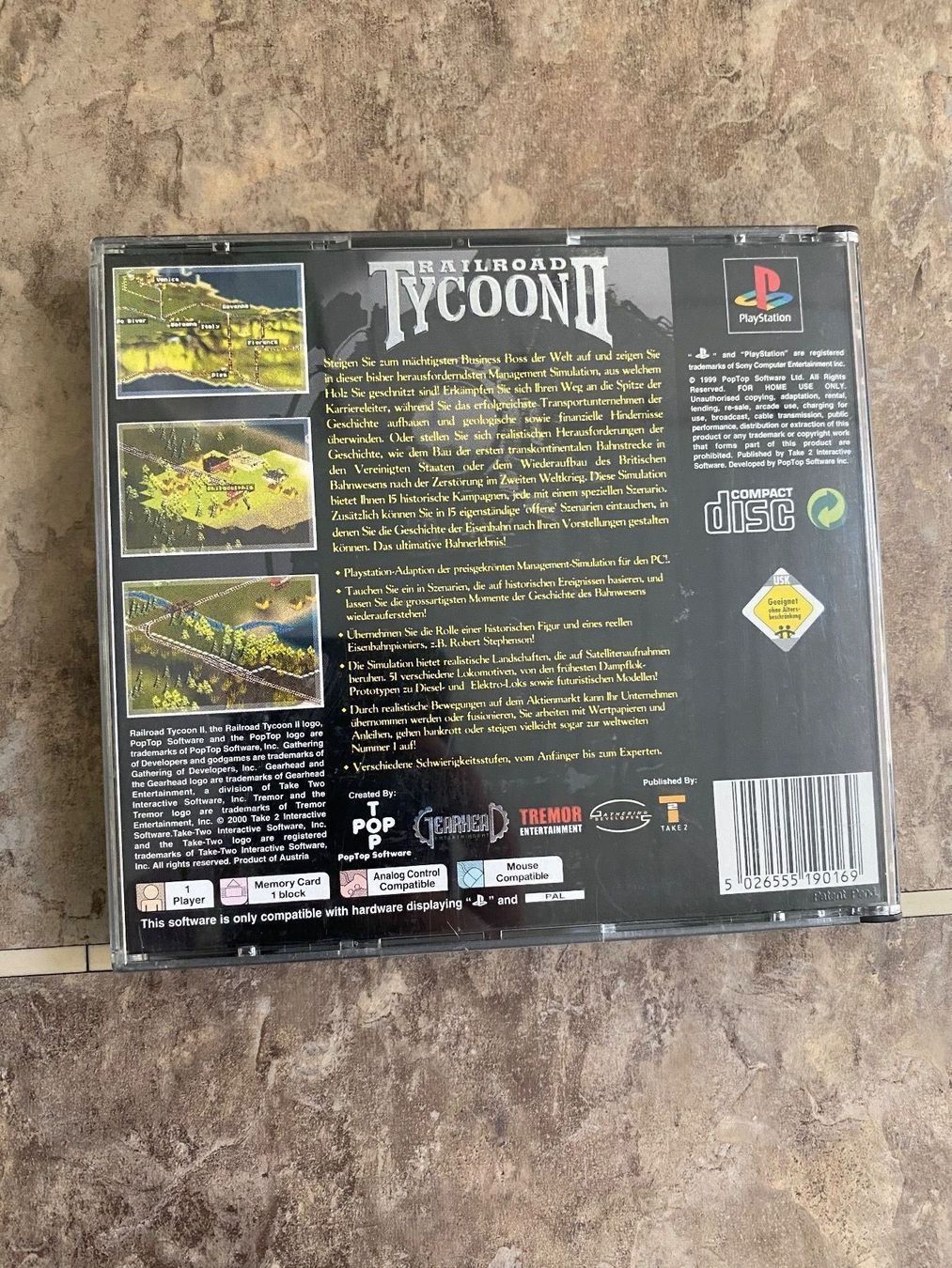 Giochi: Railroad Tycoon 2 für Ps1 – Usato da Ringgenberg BE venduto da Republic_Of_Gamers 1