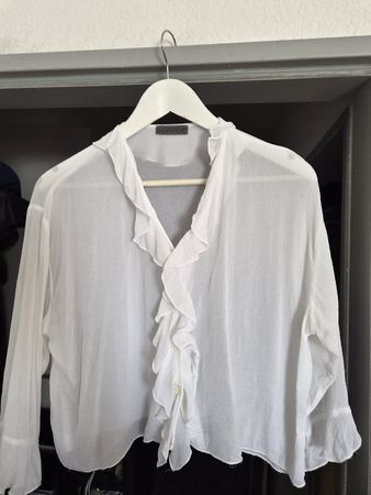 Hopsack schöne Bluse Gr. 44