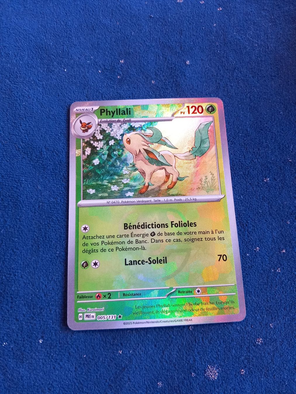 Pokémon Carte collezionabili: Phyllali/Leafeon MASTER BALL Rare (FR) Prismatic Evolution 5 – Nuovo (secondo la descrizione) da Hinterfultigen venduto da Marcel2112
