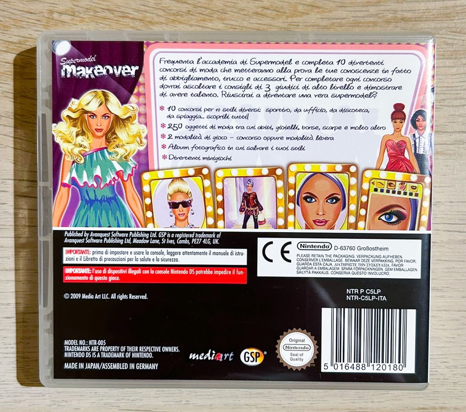 Nintendo Giochi: Supermodel Makeover Nintendo DS – Usato da St. Gallen venduto da Alpine.Arcade 2