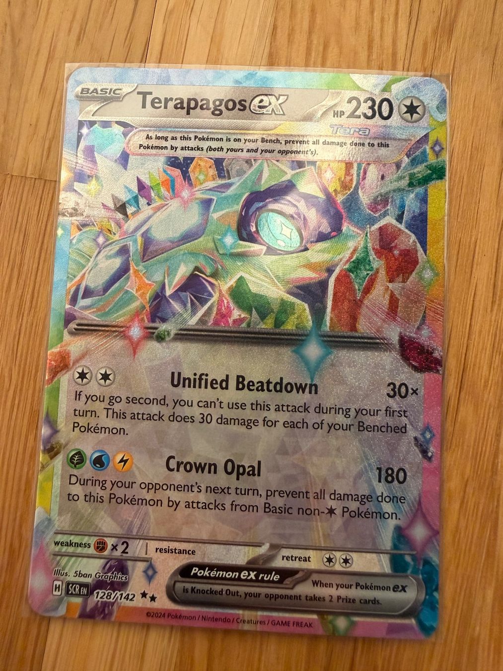 Pokémon Carte collezionabili: Terapagos EX - SCR 128/142 – Nuovo (secondo la descrizione) da Utzenstorf venduto da C2Pira