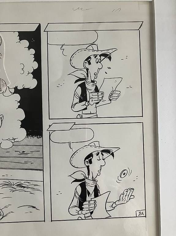 Fumetti: Demi planche originale Lucky Luke  – Usato da Geneve venduto da pie_ly9v 2