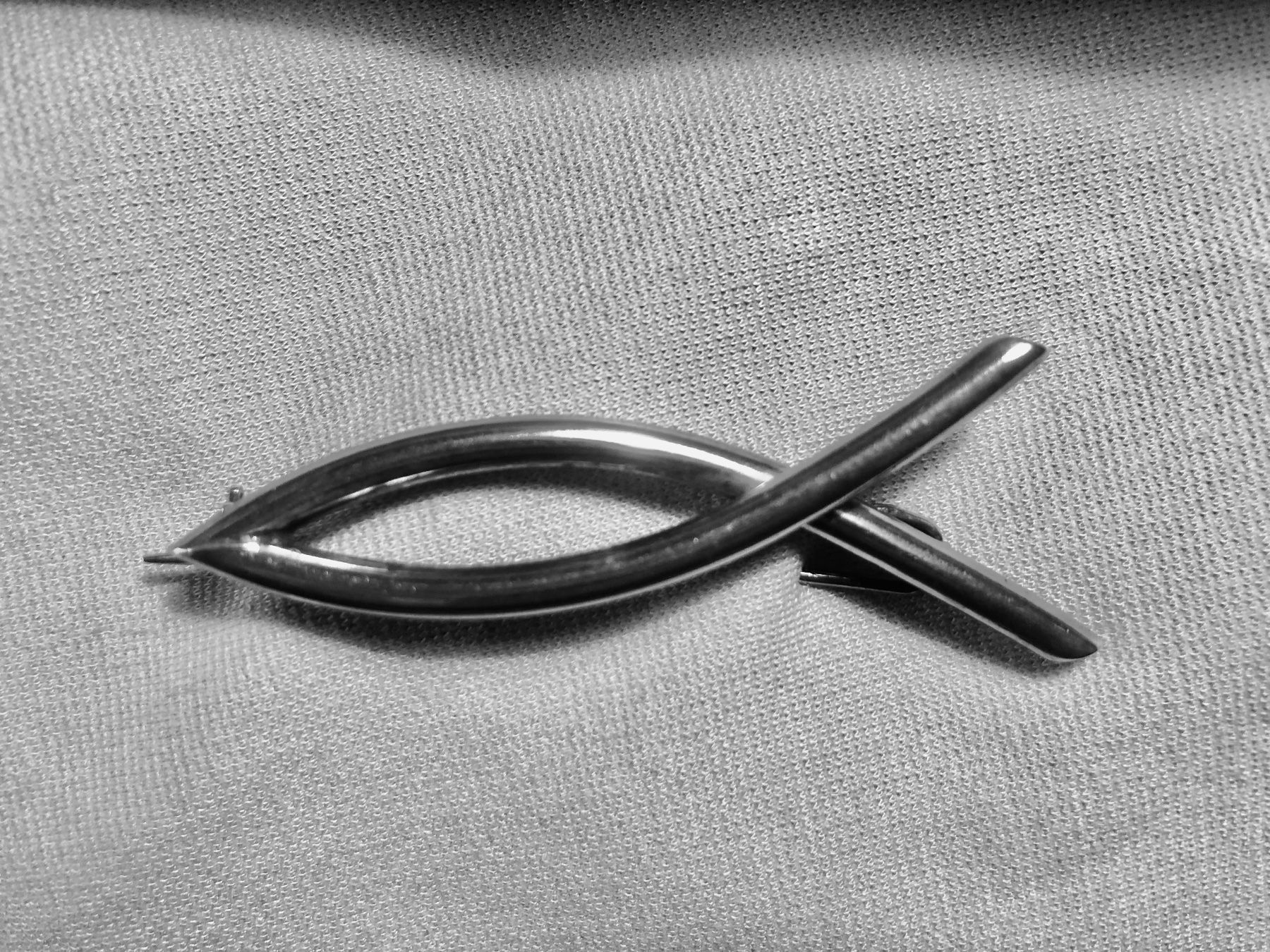 Spille & Fermagli: Christliche Brosche "Fisch" Silber 925 modern – Usato da Stein AR venduto da EvaL056 1