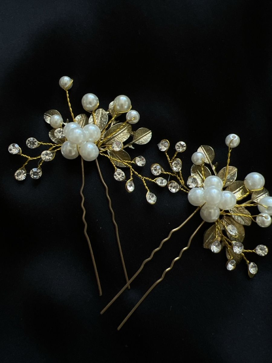 Accessori per capelli: Braut Haarnadeln, 2 Stk, Neu – Nuovo (secondo la descrizione) da Menzingen venduto da nas_6ncr
