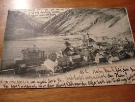 Andermatt gegen das Urnerloch, 1902, o Andermatt