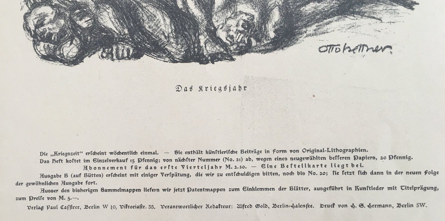 Grafica & Litografie: Ernst Barlach "Erst Sieg, dann Frieden" – Usato da Nennigkofen venduto da juhit 7