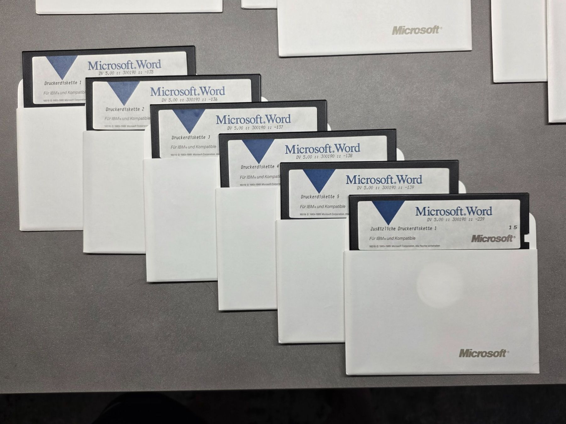 Microsoft Software: Microsoft Word 5.0 Sammlung IBM Vintage – Usato da Lausen venduto da -Vendetta- 7