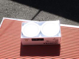 VAXMYRA LED LAMPEN 2er SET SILBER IKEA LICHT