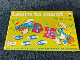 Puzzle Zählen lernen mit den Schlümpfen
