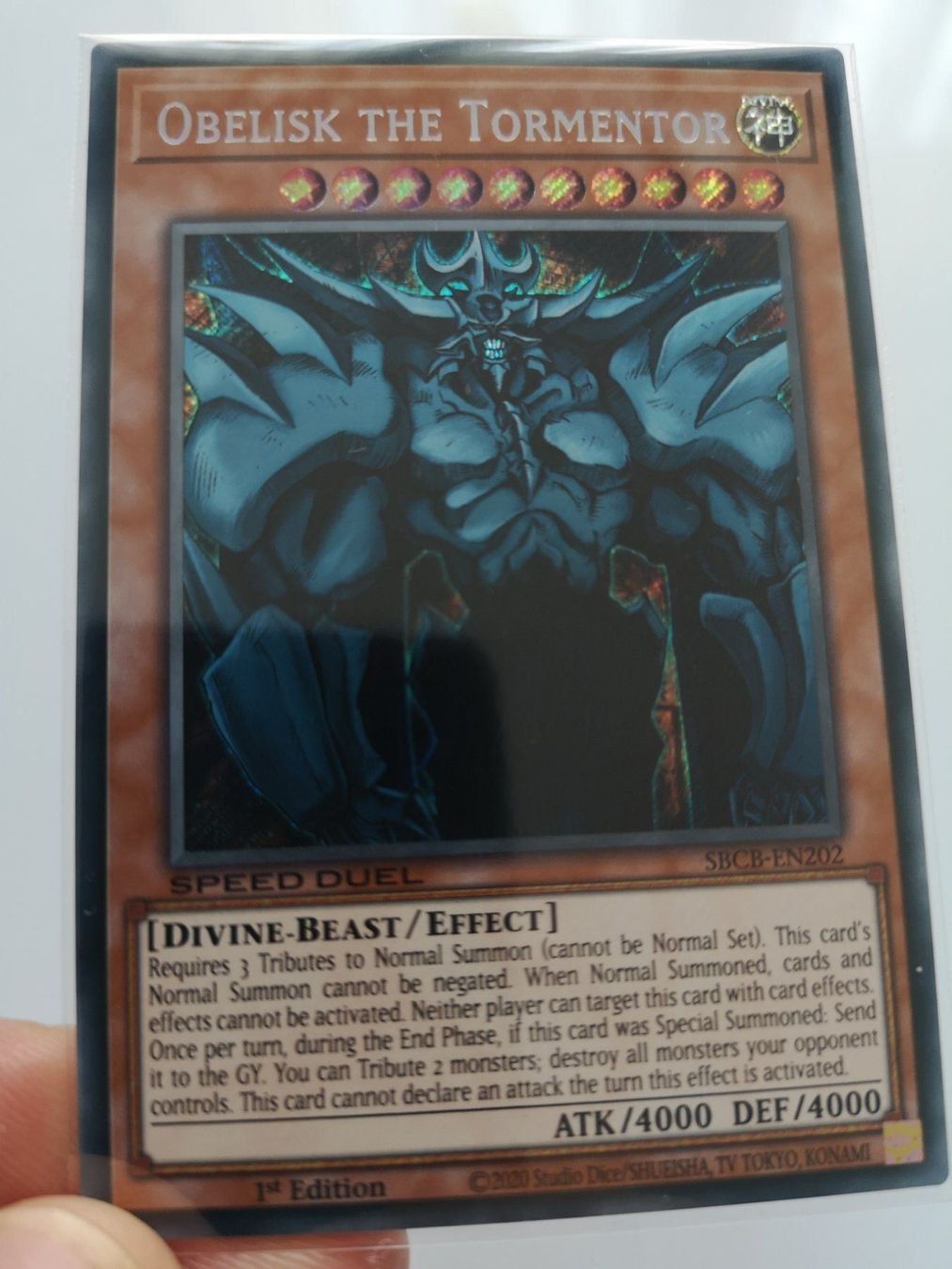 Yugioh Sammelbilder & Trading cards: OBELISK THE TORMENTOR 1.Edition SR – Neu und originalverpackt aus Boswil von ShoppingCenterCity 6