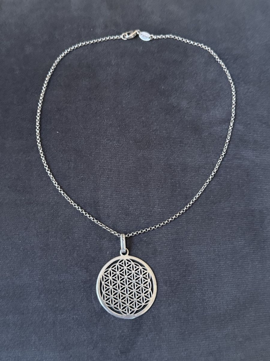 Catenine: Kette Engelsrufer Silber mit Lebensblume – Nuovo (secondo la descrizione) da Muri b. Bern venduto da mymare