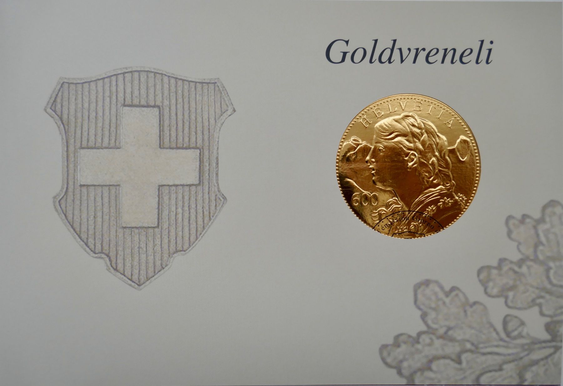 Tous les timbres: Goldvreneli Abonnements-Geschenkfolder 2013 – Neuf (Voir description) à Möhlin par PHILABARTIS