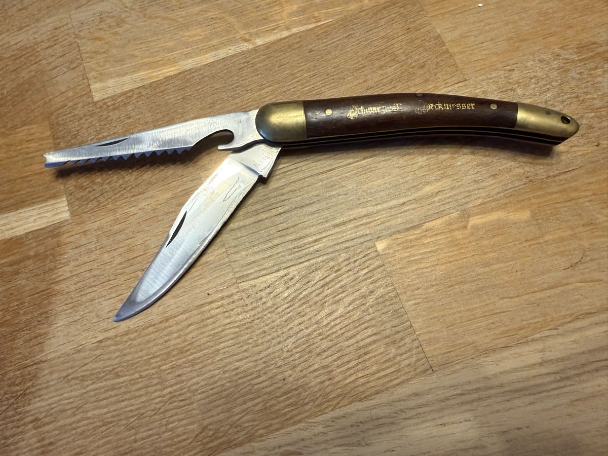 Coltelli tascabile: Altes grosses Taschenmesser Fischmesser – Usato da Goldach venduto da Messerguru 3