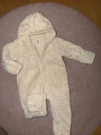 Baby GAP Teddy Overall beige Grösse 3-6 Monate