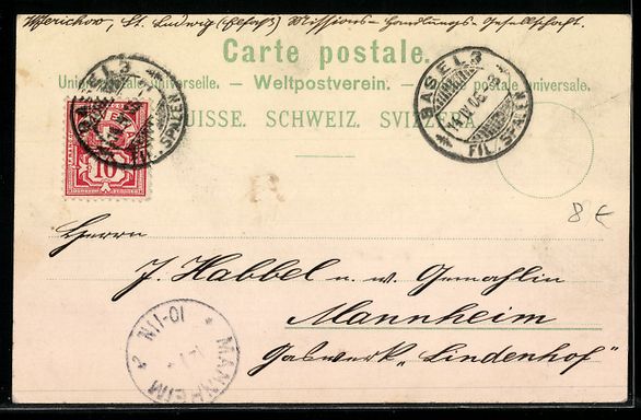 Cartes postales: AK Basel, Spalentor mit Polizeiwache – D'occasion à Berlin par bartko-reher 1