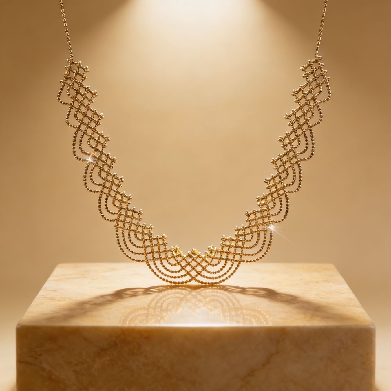 Catenine: Collier doré unique ✨ Élégance intemporelle! – Nuovo e nell'imballaggio originale da St-Maurice venduto da Sandrinette123