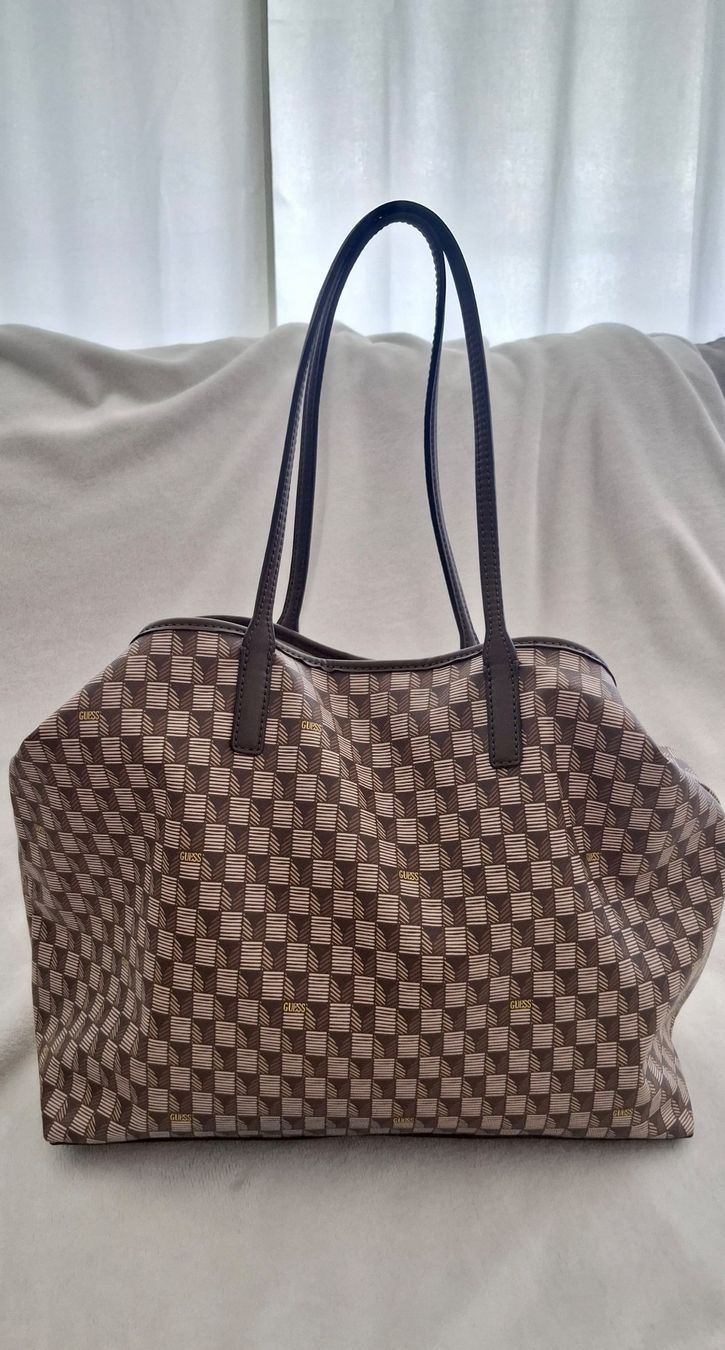 Guess Borse da donna: GUESS - WAVE LARGE SET Handtasche Marrone – Nuovo (secondo la descrizione) da Glattpark(Opfikon) venduto da Stevoooo 2