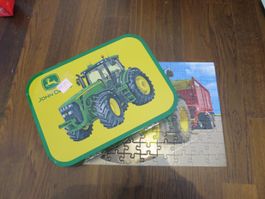 Spielzeug Puzzle spielen Kind Traktor 100 Teile Karton Box