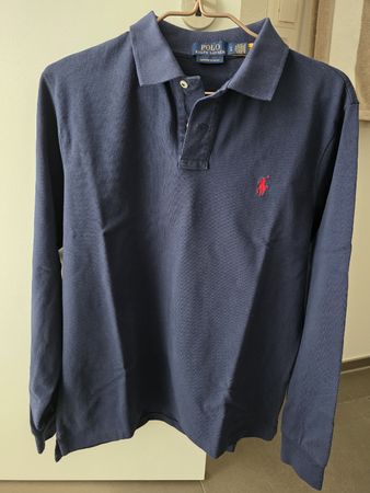 Polo Ralph Lauren Herren Langarmshirt, Größe L, Blau