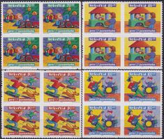 2003, J369B-J372B Viererblock-Serie postfrisch **, Kat:192.-