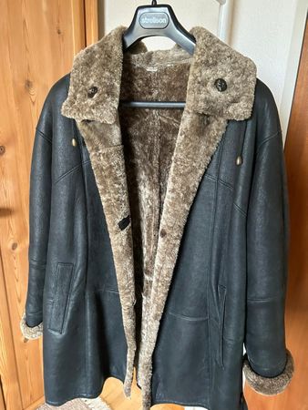 Lammfellmantel braun gebraucht