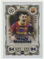 Topps Match Attax CL 2025/26 David Villa Magic Memories