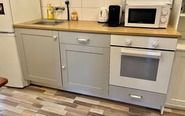 IKEA Küche KNOXHULT inkl. Backofen und Spühlbecken