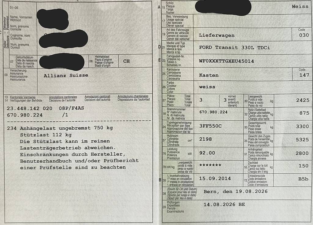Veicoli commerciali: Ford Transit 330L TDCi – Usato da Biglen venduto da Bear06 2