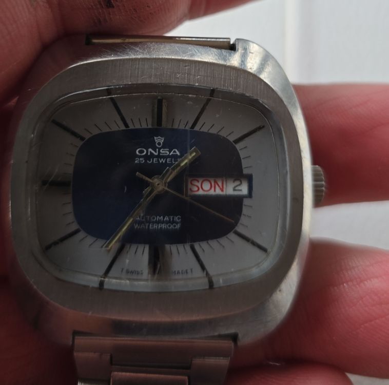 Montre vintage ONSA automatique 25 jewels (Gebraucht) in Martigny-Croix ...