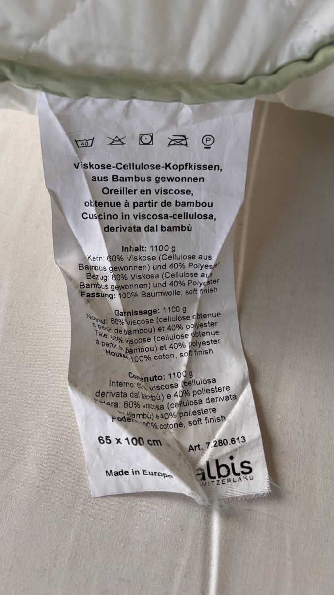 Kissen: Kopfkissen 65x100cm – Neu (gemäss Beschreibung) aus Basel von Defne 2