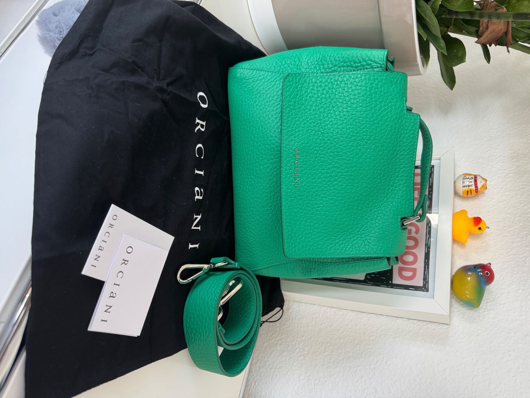 Orciani Borse da donna: ORCIANI Sveva Soft Small leather handbag wNEU – Nuovo (secondo la descrizione) da Zuerich venduto da Moochie 9