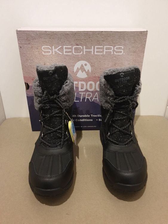 Skechers Damenschuhe: SKECHERS ON BLACK-GRAY    Gr. 36 / 23 cm – Neu und originalverpackt aus Zürich von LIQUIDATOR.CP 1