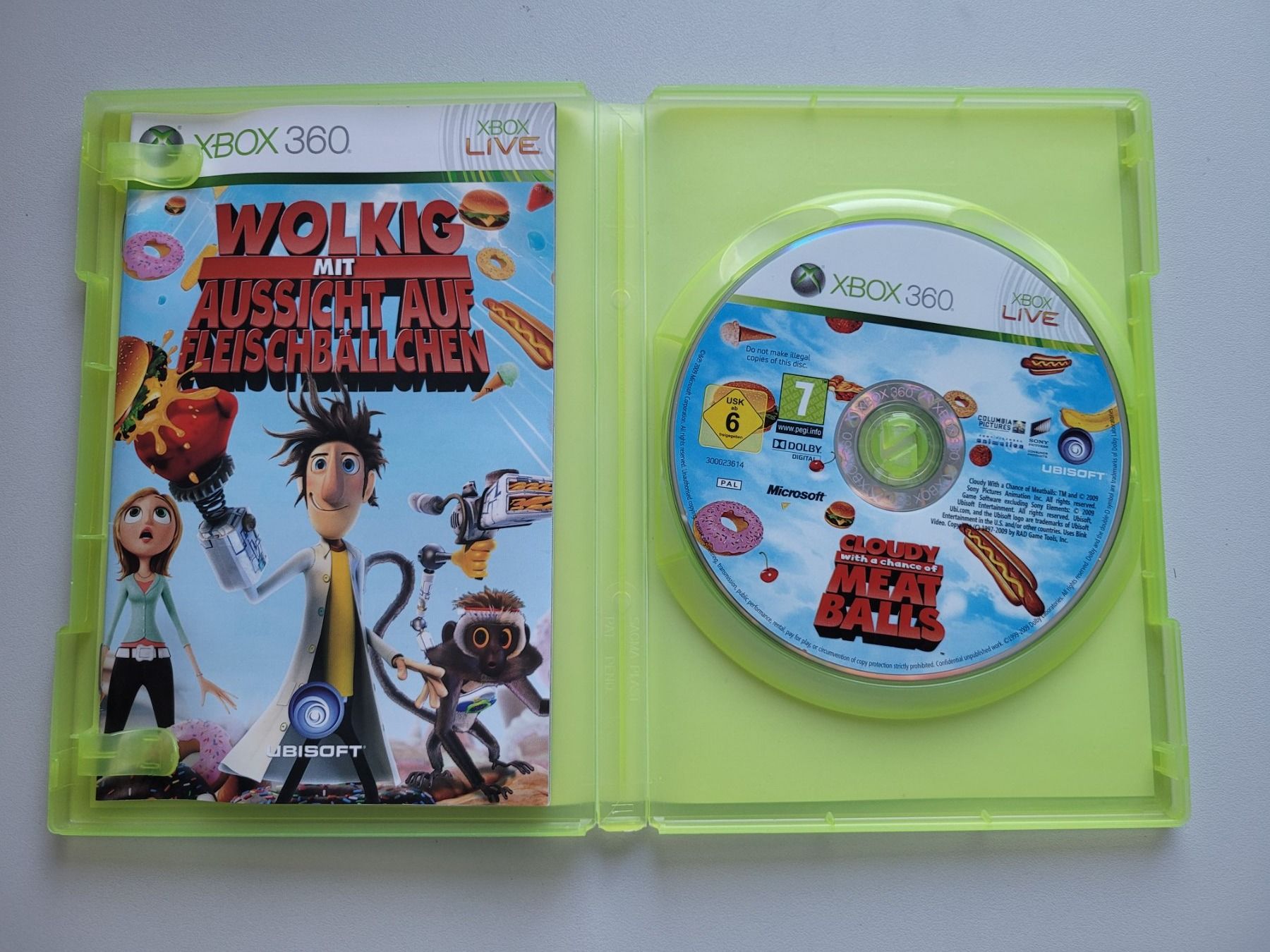 Giochi: Wolkig mit Aussicht auf Fleischbällchen, XBox 360 – Usato da Uezwil venduto da -Retrogames- 1