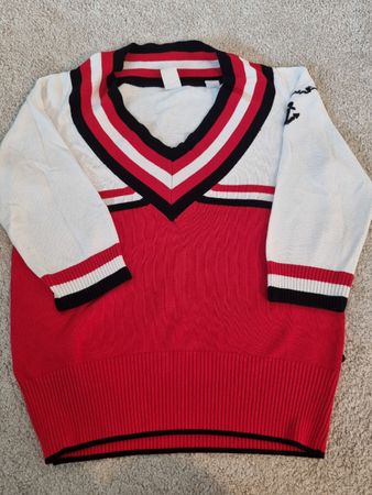 Pullover Scotch & Soda rot weiss Anker Grösse S neuwertig