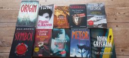 Krimis & Thriller Bestseller Bücher Konvolut 10Stk. gebra...