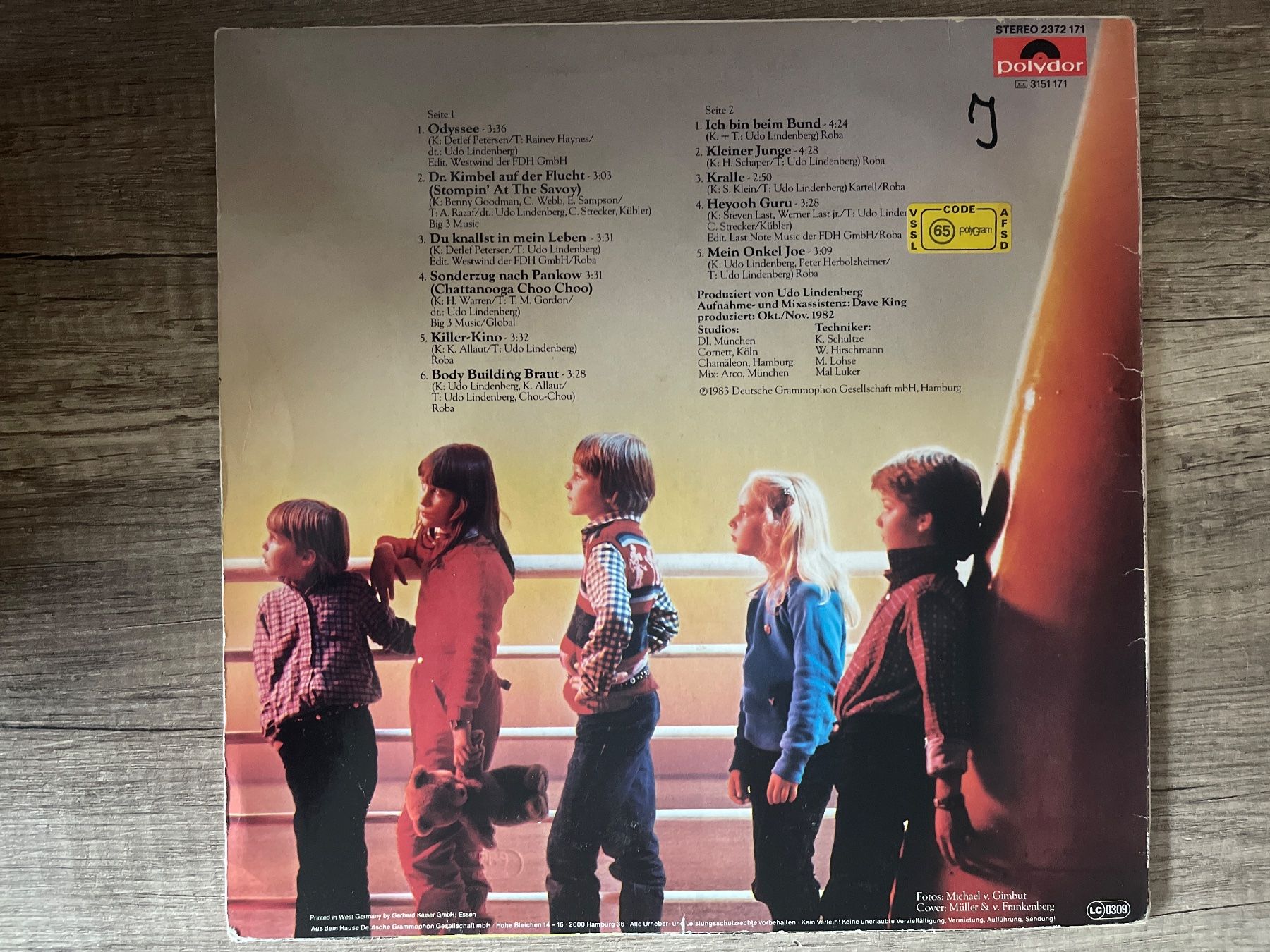 Schallplatten: A261/Udo Lindenberg - Odyssee – Gebraucht aus Frutigen von Philippe_jsp 1