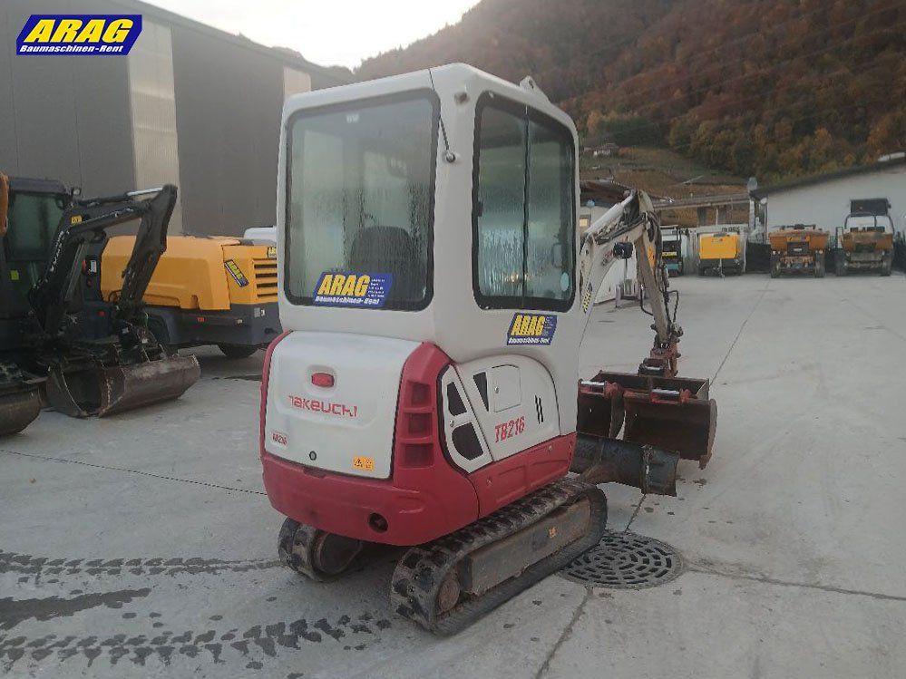 Takeuchi Escavatori: Takeuchi TB216 Minibagger – Usato da Hasle LU venduto da Arag08 6